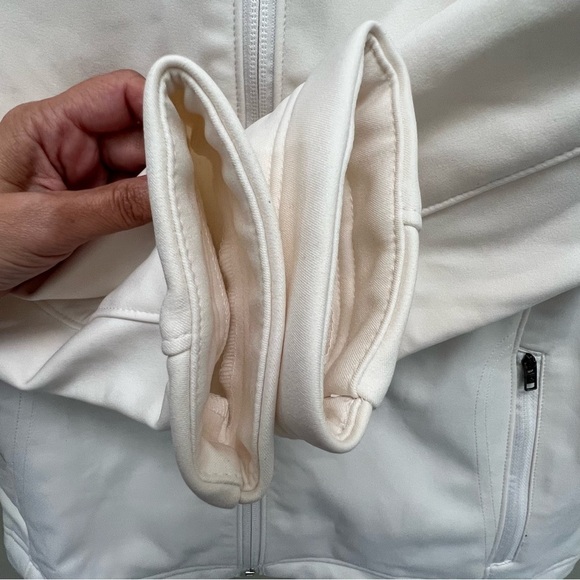 Columbia Soft Shell Off White Omni-Shield Full Zip Jacket Size Small - Picture 6 of 14